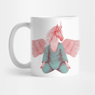 meditating pegasus 1 Mug